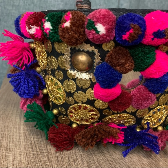 NWT FIGUE Frida Mini Tuk Tuk Tote bag Multicolor OS - Picture 12 of 13